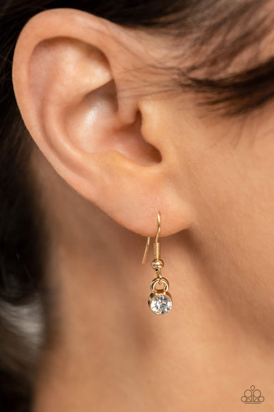 Shimmering Song - Gold Paparazzi Accessories