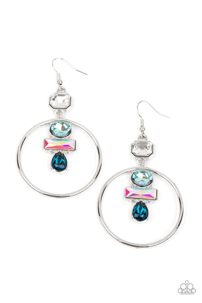 Geometric Glam - Blue Paparazzi Accessories