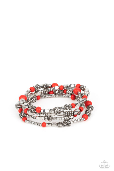 Jungle Jubilee - Red Paparazzi Accessories
