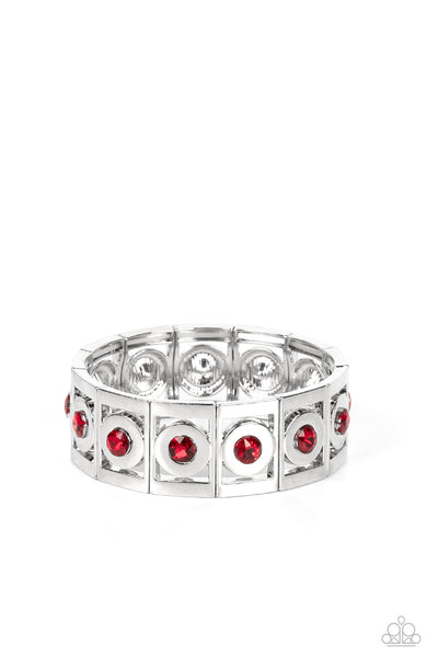 Stretch of Drama - Red Paparazzi Accessories
