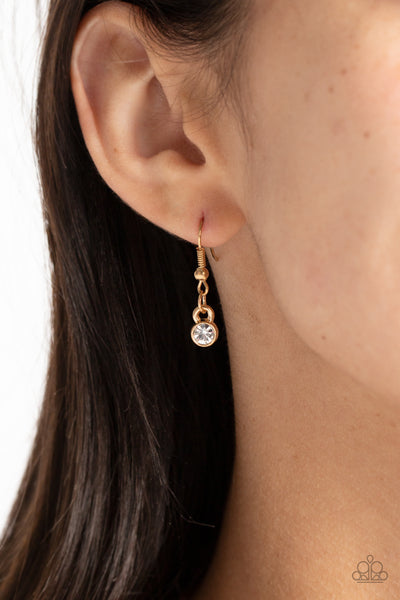 REIGNING Romance - Gold Paparazzi Accessories