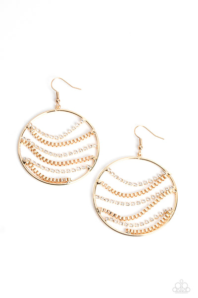Fighting Fortune - Gold Paparazzi Accessories