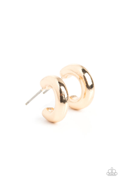 Catwalk Curls - Gold Paparazzi Accessories