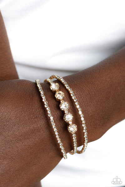 Lucid Layers - Gold Paparazzi Accessories