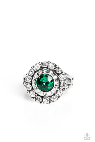 Twinkling Trance - Green Paparazzi Accessories