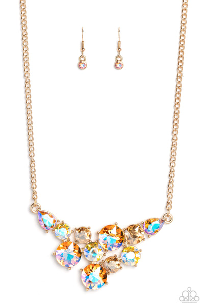 Round Royalty - Gold Paparazzi Accessories
