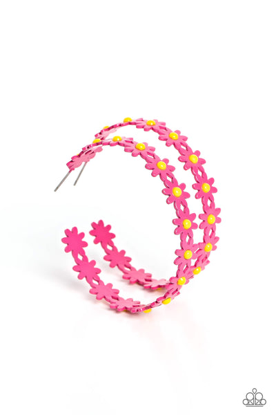 Daisy Disposition - Pink Paparazzi Accessories