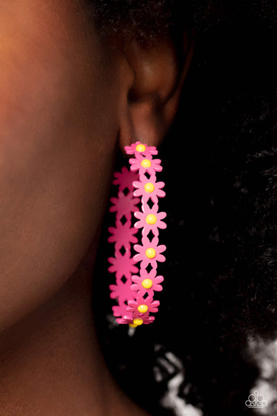 Daisy Disposition - Pink Paparazzi Accessories