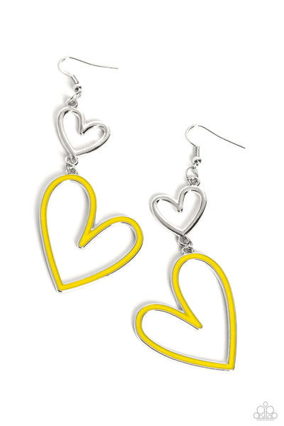 Pristine Pizzazz - Yellow Paparazzi Accessories
