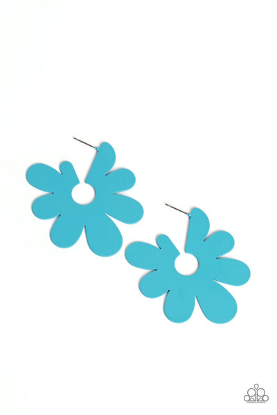 Flower Power Fantasy - Blue Paparazzi Accessories