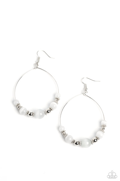Cats Eye Charisma - White Paparazzi Accessories