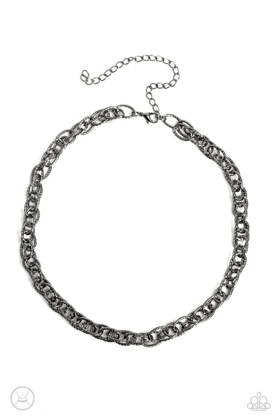 If I Only Had a CHAIN - Black Paparazzi Accessories