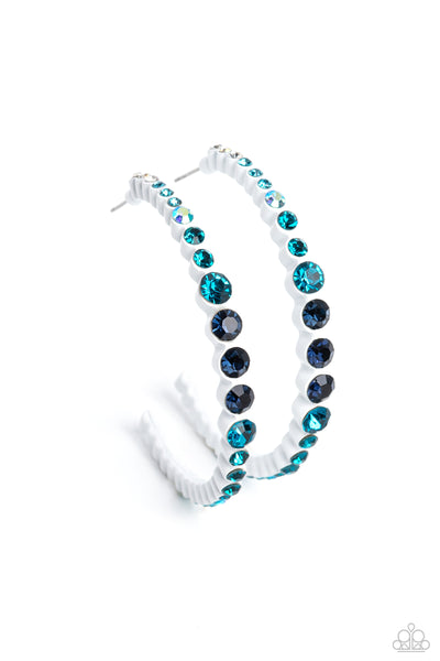Gossip CURL - Blue Paparazzi Accessories