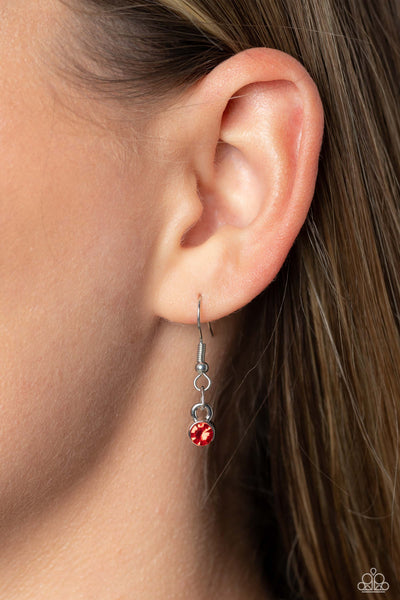 Tassel Tabloid - Red Paparazzi Accessories