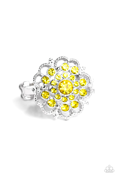 Love ROSE - Yellow Paparazzi Accessories