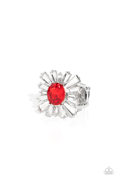 Starburst Season - Red Paparazzi Accessories