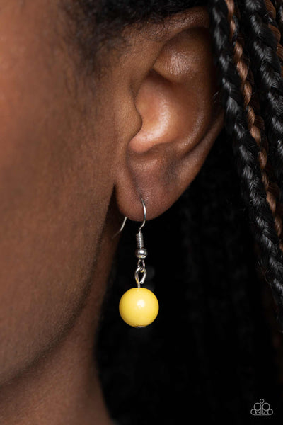 Fetching Filigree - Yellow Paparazzi Accessories