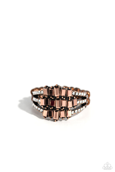 Stacking Up - Copper Paparazzi Accessories
