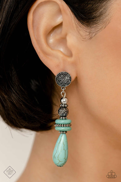 Desert Fever - Blue Paparazzi Accessories