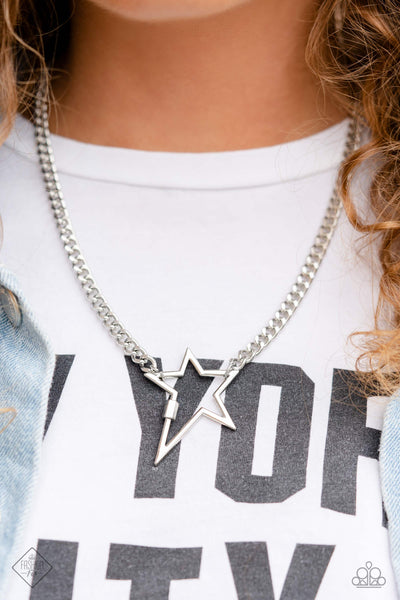 Playful Popstar - Silver Paparazzi Accessories