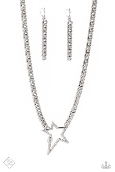 Playful Popstar - Silver Paparazzi Accessories
