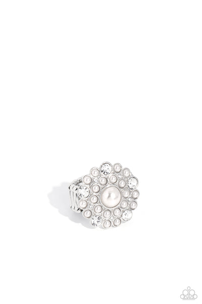 Gatsby Gait - White Paparazzi Accessories