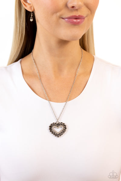 FLIRT No More - Silver Paparazzi Accessories