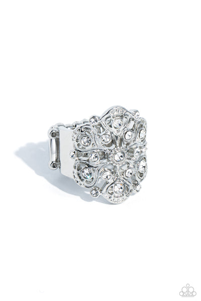 Intricate Influence - White  Paparazzi Accessories