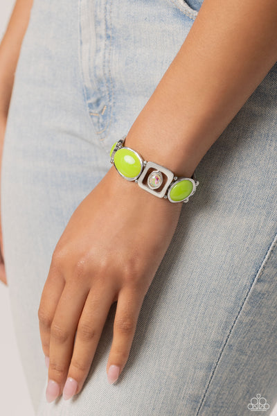 Majestic Mashup - Green Paparazzi Accessories