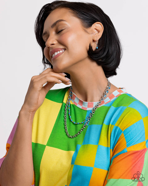 A Pop of Color - Blue Paparazzi Accessories