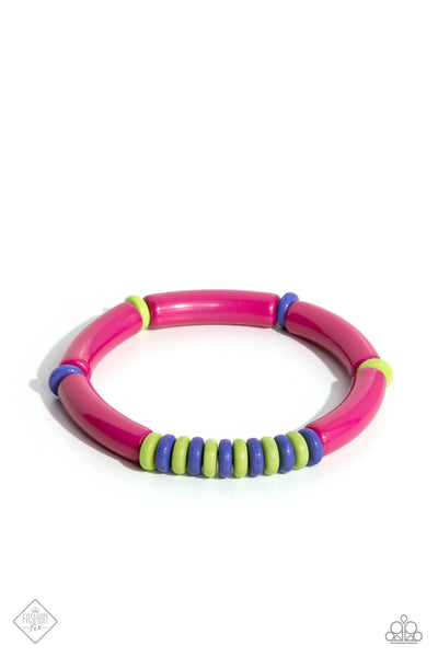 Poppin Pattern - Pink Paparazzi Accessories