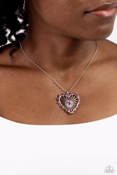 Flirting Ferris Wheel - Pink Paparazzi Accessories