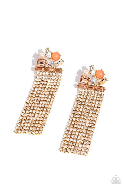 Horizontal Hallmark - Gold Paparazzi Accessories
