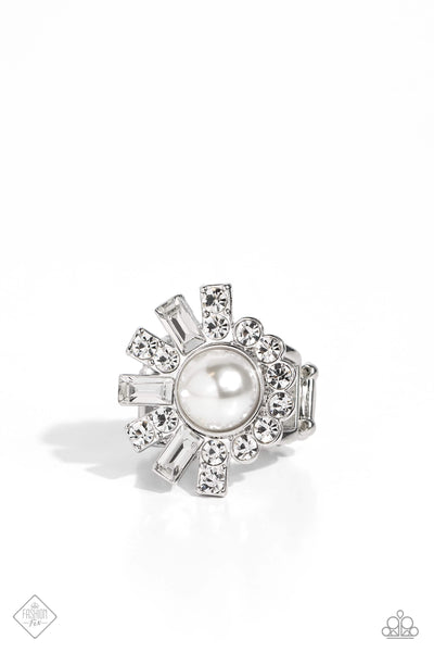 Gatsby Getaway - White Paparazzi Accessories