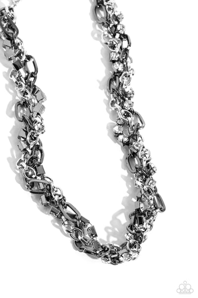 Totally Two-Toned - Silver Paparazzi Accessories