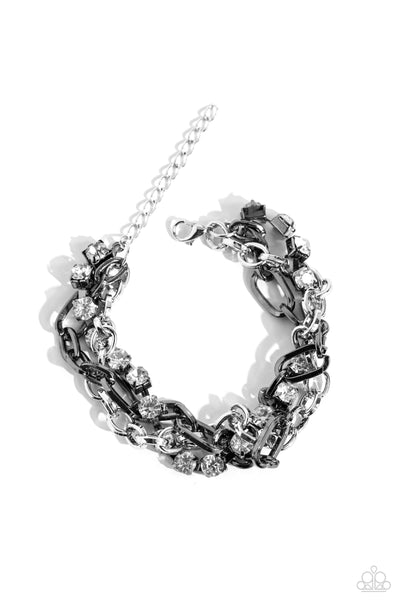 Two-Tone Taste - Silver Paparazzi Accessories