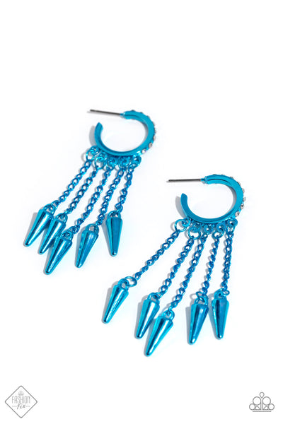 Piquant Punk - Blue   Paparazzi Accessories