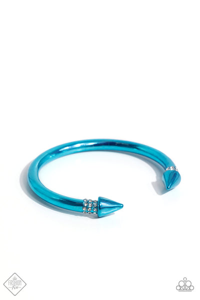 Punky Plot Twist - Blue Paparazzi Accessories