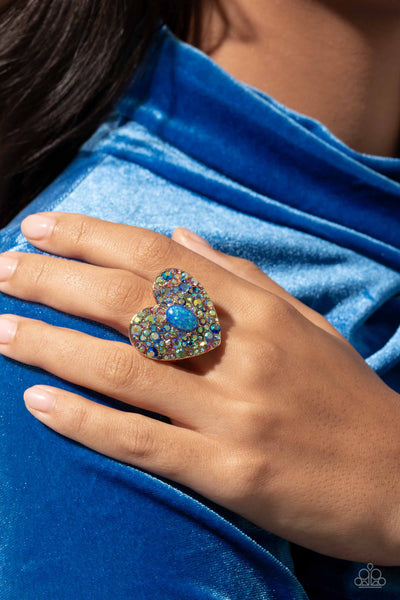 Bejeweled Beau - Blue Paparazzi Accesssories