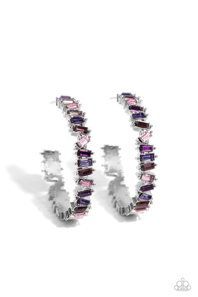 Effortless Emeralds - Purple Paparazzi Accessories