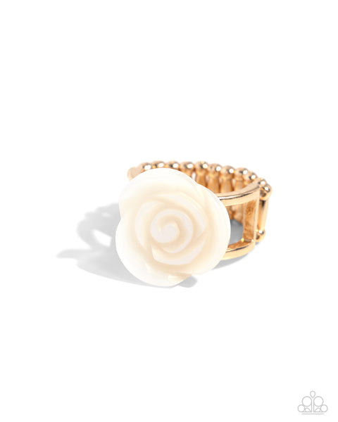 Top-SHELL Shine - Gold Paparazzi Accessories