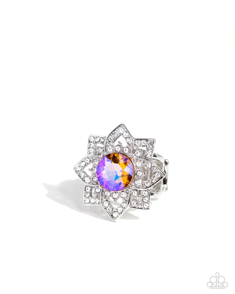 Pleasant Petals - Orange Paparazzi Accessories