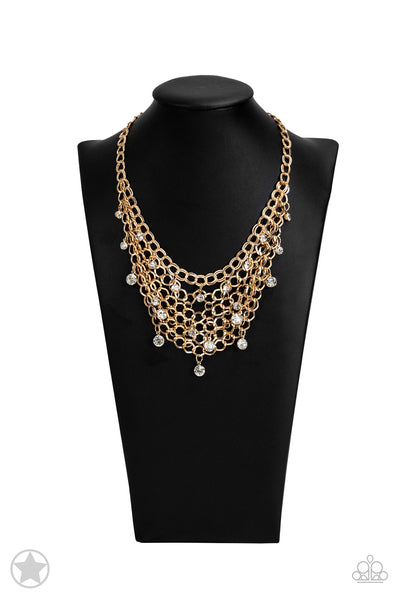 Fishing for Compliments - Gold Paparazzi Accessories