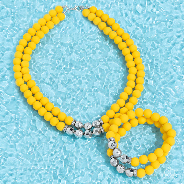 Summer Splash - Yellow Paparazzi Accessories