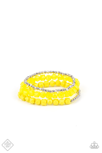 Vacay Vagabond Yellow Paparazzi Accessories