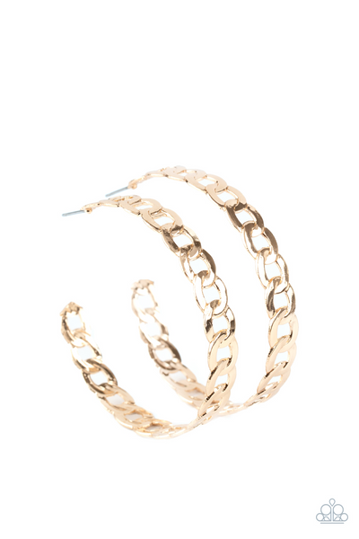 Climate CHAINge - Gold Paparazzi Accessories