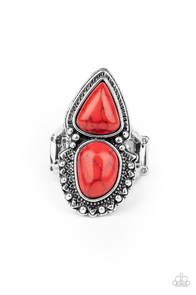 Mojave Mosaic - Red Paparazzi Accessories