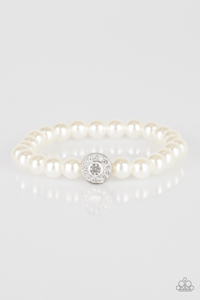 Follow My Lead - White Paparazzi Accessories
