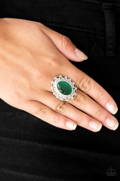 BAROQUE The Spell - Green Paparazzi Accessories
