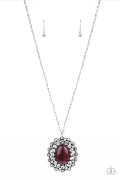 Oh My Medallion - Purple Paparazzi Accessories